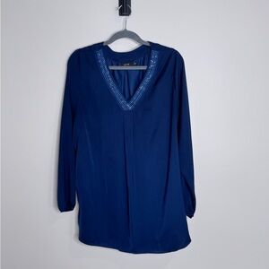 Elegant Blue Women's Top